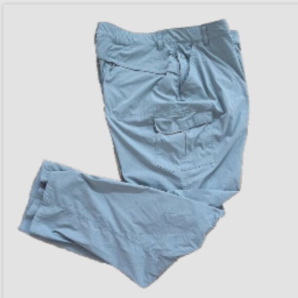 NEW  L L Bean Trail Comfort Lightweight Outdoor Waterproof Cargo Pants XL/L Gray - Picture 3 of 17